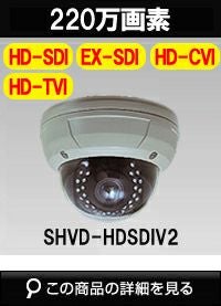 HD-SDI・EX-SDI・防犯カメラ・レコーダー | 防犯カメラ・監視カメラ