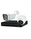 防犯カメラセット 防水 屋内対応 屋外防犯カメラ 2台セット AHD 400万画素 広角レンズ　DVRSET-AHD504BT-002