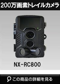 NX-RC800 | 人感センサー搭載SDカード録画トレイルカメラ
