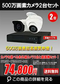 4in1 500万画素2台カメラセット