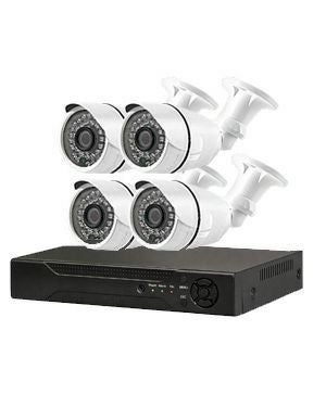  防犯カメラ 屋外 録画機能付き 家庭用　 AHD 400万画素 同軸ケーブル 屋外 屋内 1TB H.265 1台セット　広角レンズ　常時録画　動体検知録画　防犯カメラセット　DVRSET-AHD405CH-004