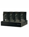 防犯カメラセット 屋内 家庭用 小型カメラ4台セット 6in1 HD-SDI EX-SDI AHD TVI CVI CVBS 200万画素 小型ピンホールカメラ 常時録画 動体検知録画 DVRSET-PIN200KD-004