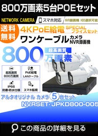 防犯カメラ 屋外 防水 AI人体検知 初心者用 コスパ抜群 ネットワーク