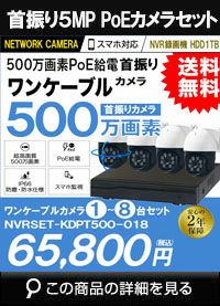 首振りカメラ PTカメラ